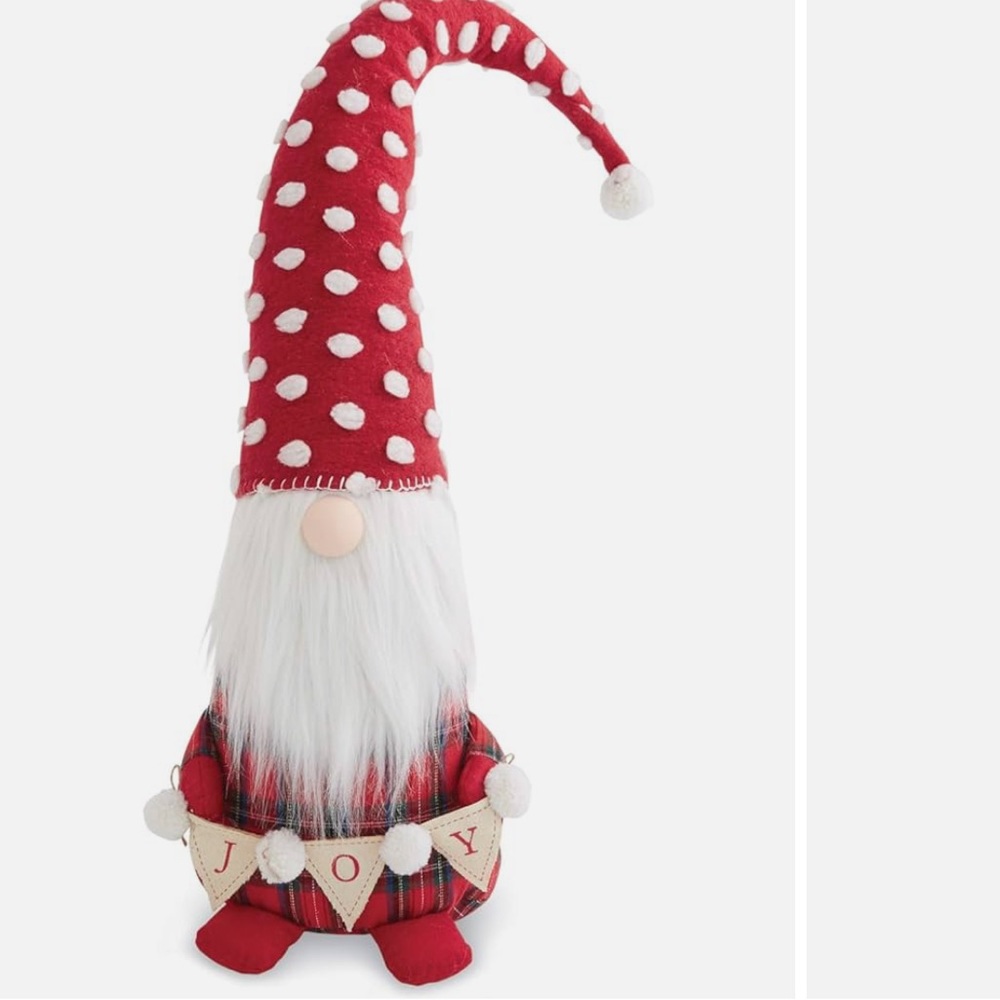 EXTRA LARGE PLAID JOY GNOME